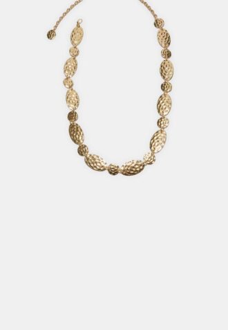 Metal Belt with Oval Coins