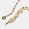 Metal Belt with Oval Coins