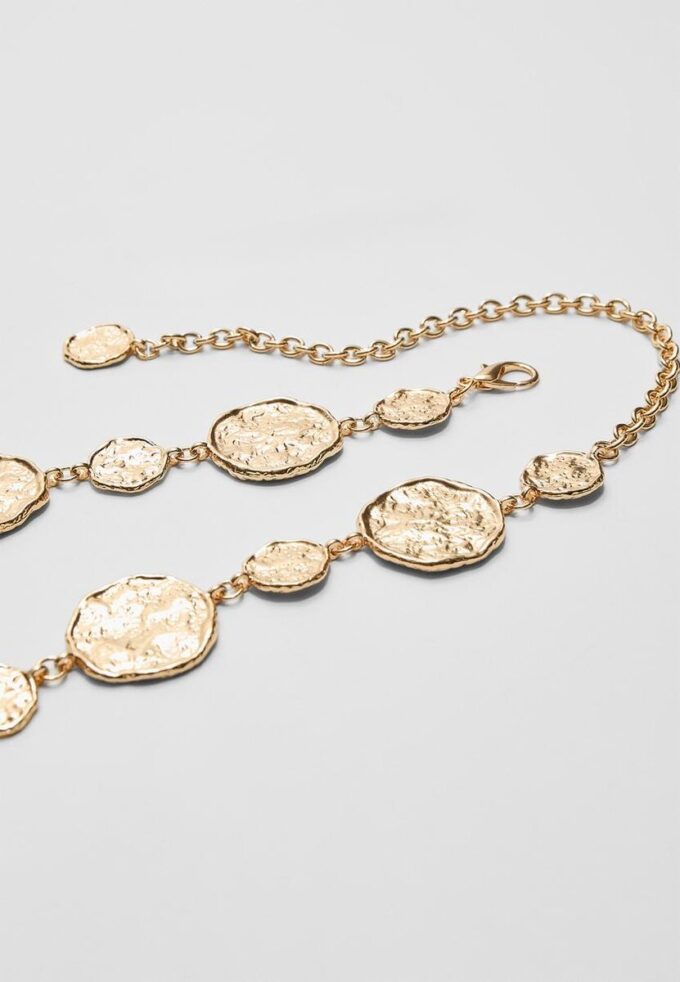 Metal Belt with Round Plates