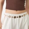 Metal Belt with Round Plates