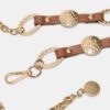Metal Leather Effect Belt