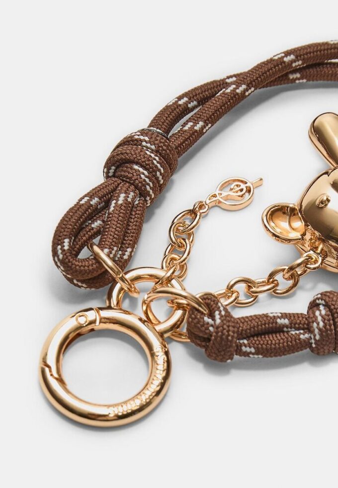 Metallic Bear Charm