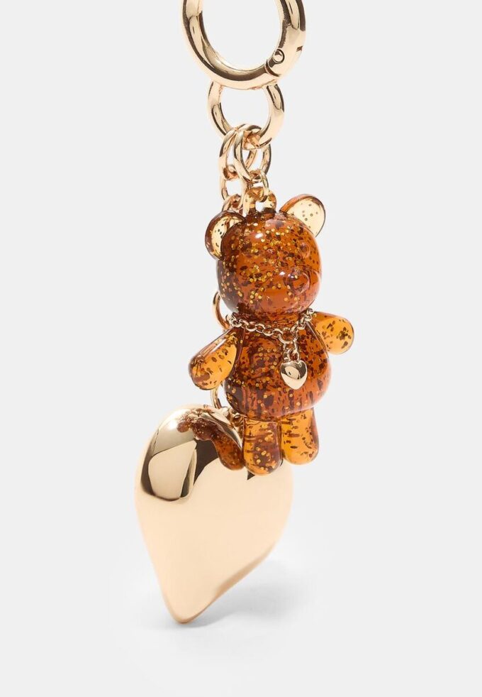 Metallic Bear Charm
