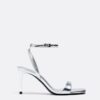 Metallic Effect Heeled Sandals