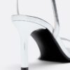 Metallic Effect Heeled Sandals