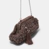 Metallic Thread Crochet Bucket Bag Metallic Thread Crochet Bucket Bag