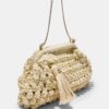 Metallic Thread Crochet Bucket Bag Metallic Thread Crochet Bucket Bag