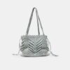Metallic Thread Crochet Shopper Bag Metallic Thread Crochet Shopper Bag
