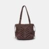 Metallic Thread Crochet Shopper Bag Metallic Thread Crochet Shopper Bag