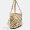 Metallic Thread Crochet Shopper Bag Metallic Thread Crochet Shopper Bag