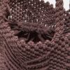 Metallic Thread Crochet Shopper Bag Metallic Thread Crochet Shopper Bag