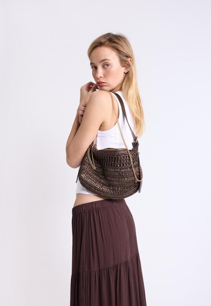Mini Crochet Shoulder Bag Mini Crochet Shoulder Bag
