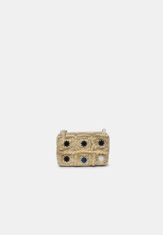 Mini Mirror Crochet Crossbody Bag