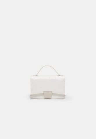Mini Rigid Crossbody Bag with Coconut Effect