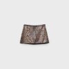 Mini Skort with Animal Print Sequin Mini Skort with Animal Print Sequin