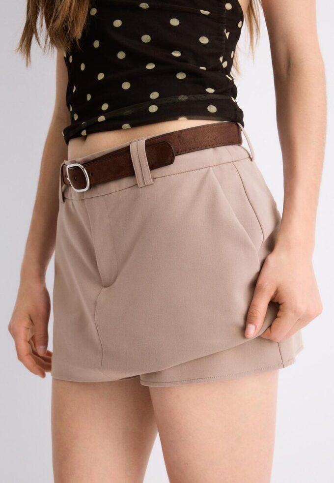 Mini Skort with Belt