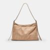 Mini Soft-Touch Shoulder Bag with Zips