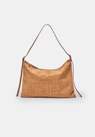 Mini Soft Touch Shoulder Bag with Zips
