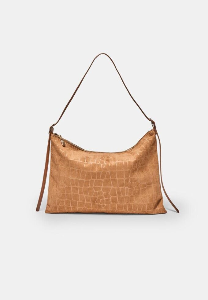 Mini Soft Touch Shoulder Bag with Zips