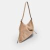 Mini Soft-Touch Shoulder Bag with Zips