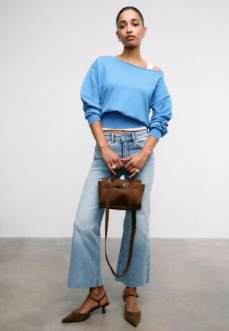 Mini Tote Bag with Buckle