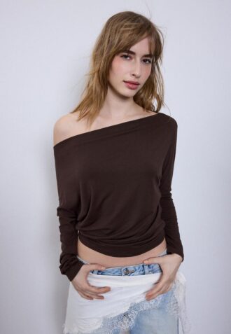 Modal Asymmetric T-Shirt Modal Asymmetric T-Shirt