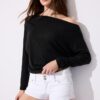 Modal Asymmetric T-Shirt Modal Asymmetric T-Shirt