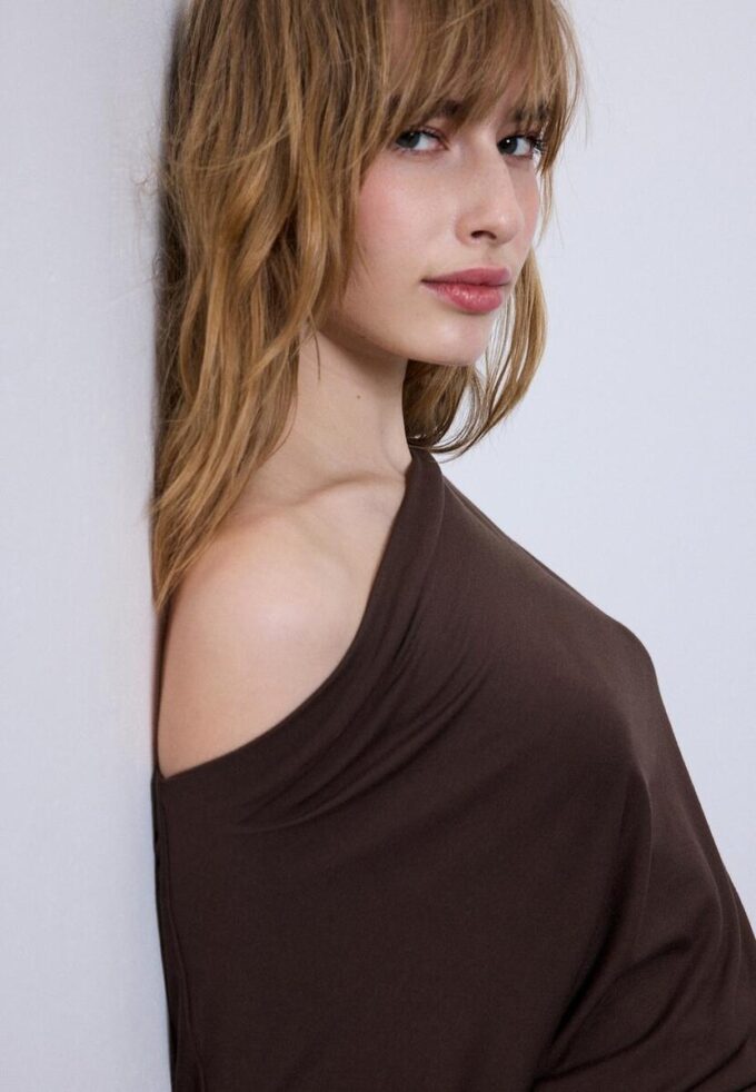 Modal Asymmetric T-Shirt