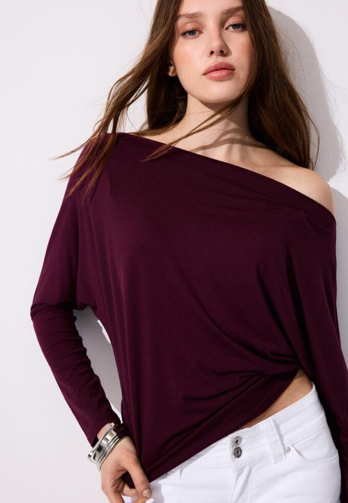 Modal Asymmetric T-Shirt