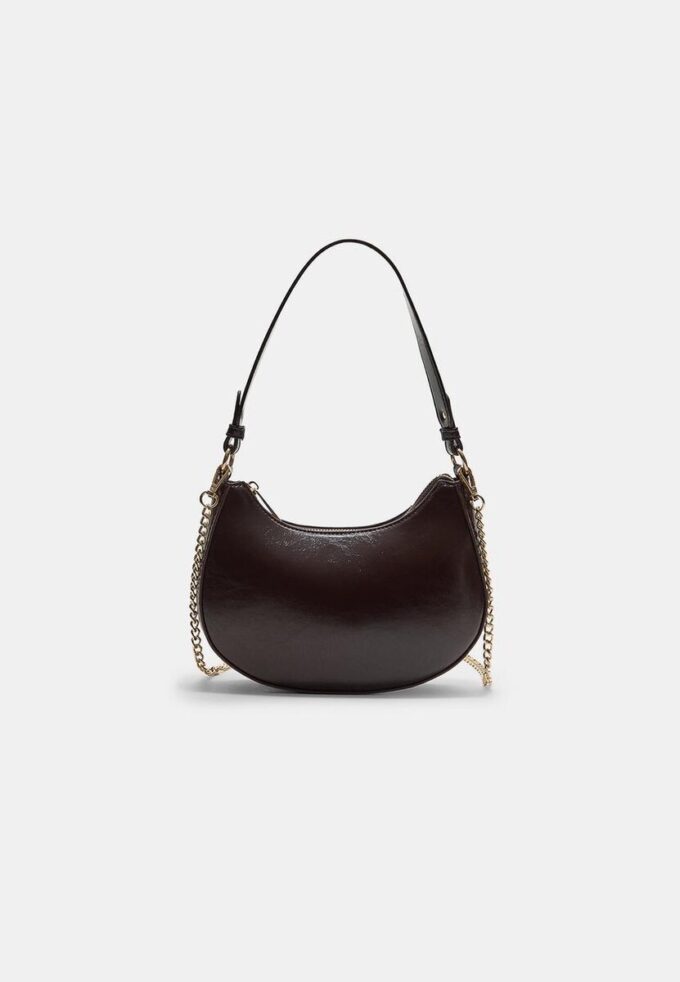 Moon Shoulder Bag with Chain