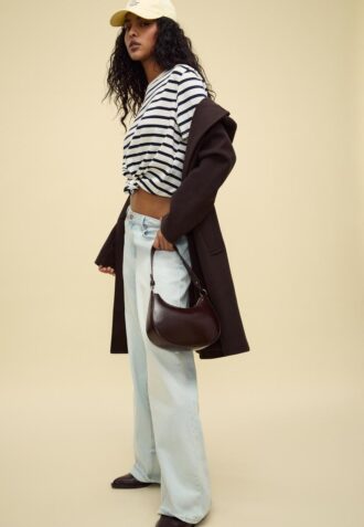 Moon Shoulder Bag with Chain