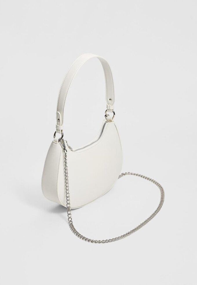 Moon Shoulder Bag with Chain