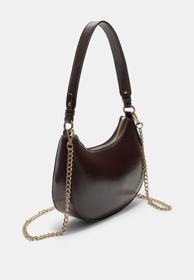 Moon Shoulder Bag with Chain