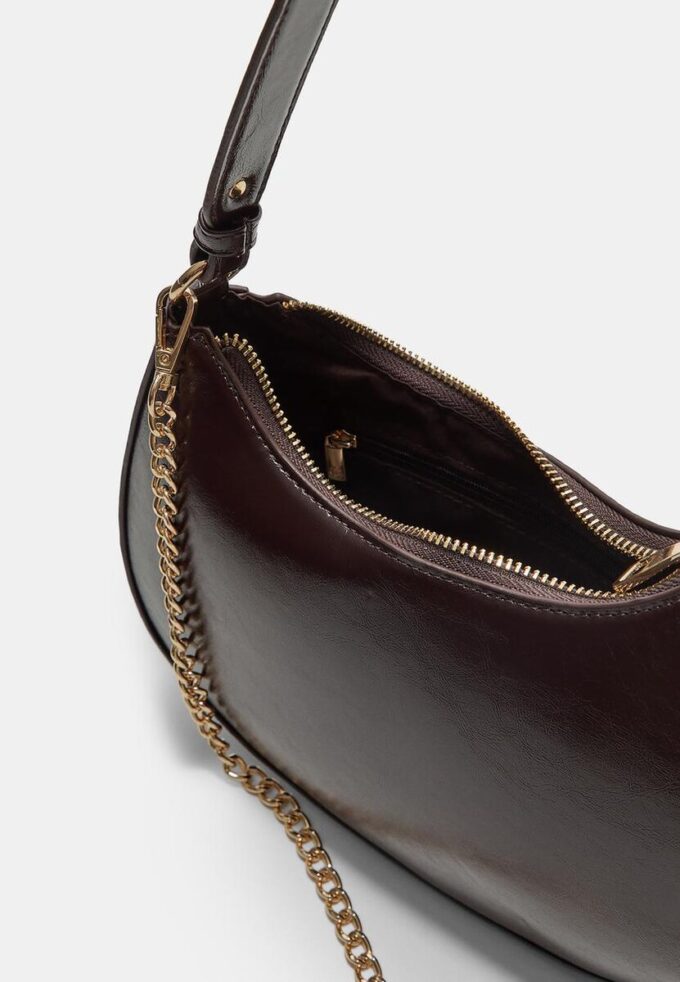 Moon Shoulder Bag with Chain