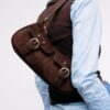 Moon Shoulder Bag with Pockets