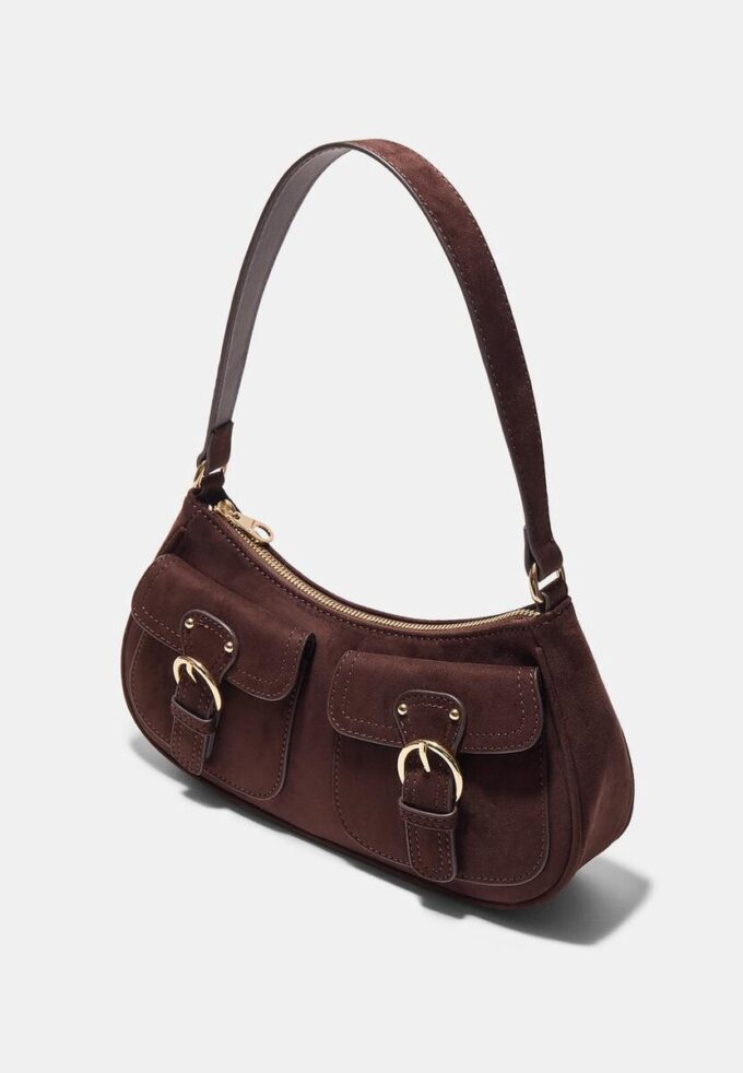 Moon Shoulder Bag with Pockets