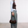 Moon Shoulder Bag with Pockets