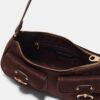 Moon Shoulder Bag with Pockets