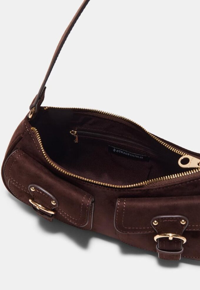 Moon Shoulder Bag with Pockets
