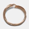Multi Metallic Thread Rigid Bracelet