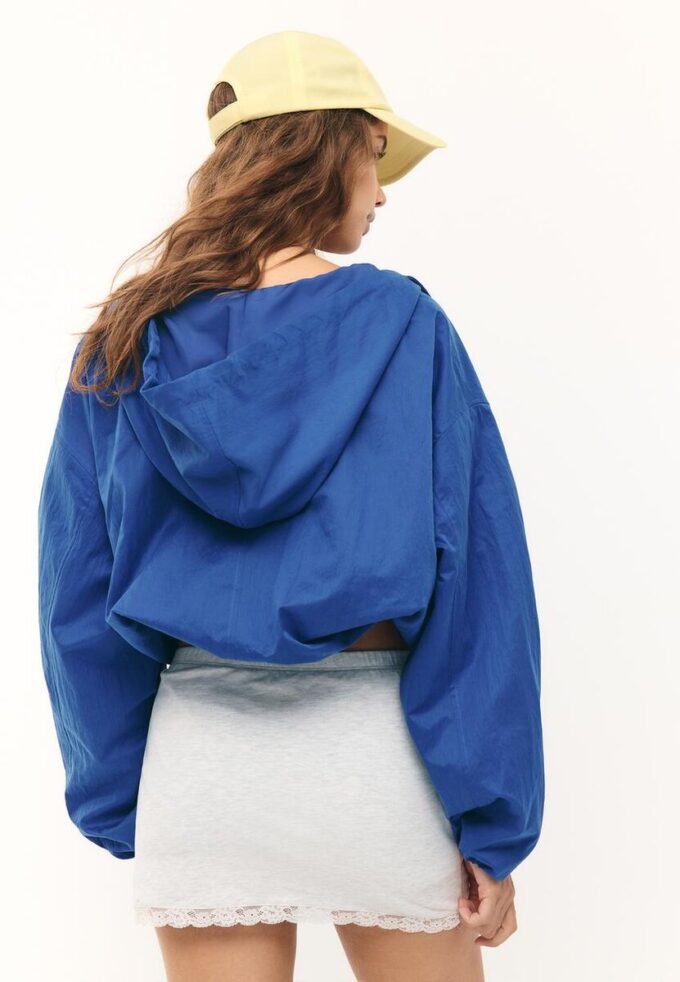 Nylon Hooded Jacket