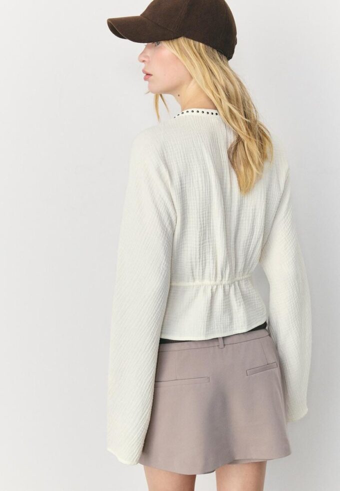 Open Studded Shirt Open Studded Shirt