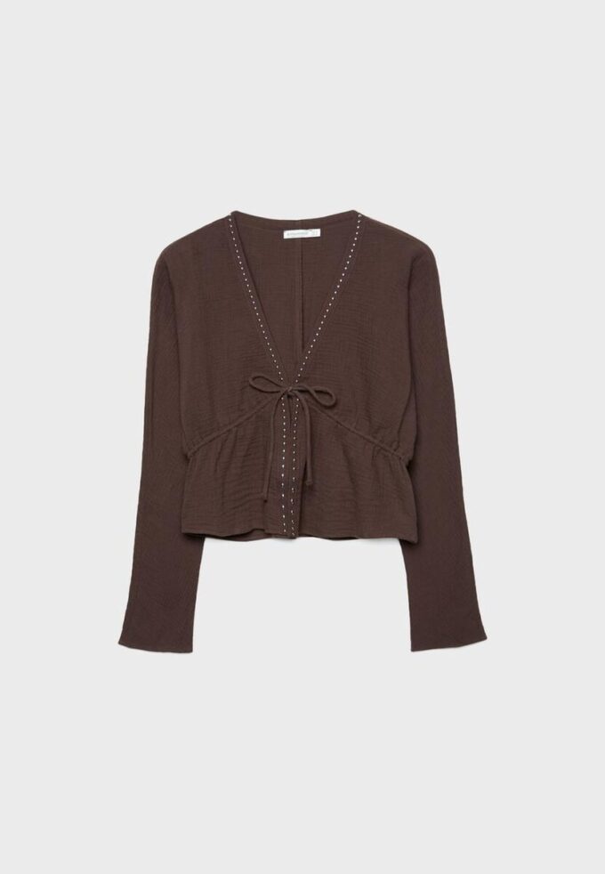 Open Studded Shirt