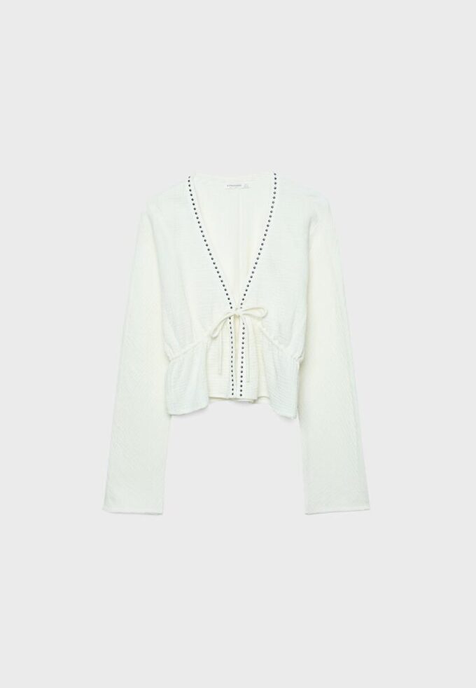 Open Studded Shirt Open Studded Shirt