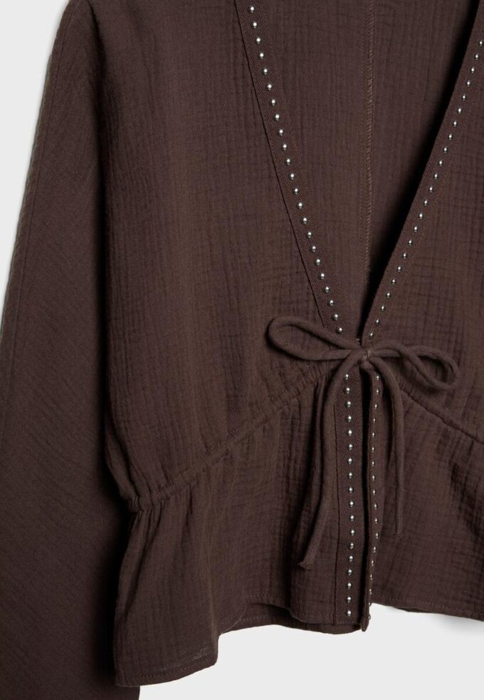 Open Studded Shirt