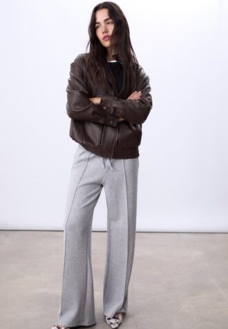 Oversize Faux Leather Jacket
