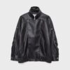 Oversize Faux Leather Lapel Jacket Oversize Faux Leather Lapel Jacket