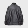 Oversize Faux Leather Lapel Jacket Oversize Faux Leather Lapel Jacket