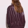 Oversize Leather Effect Biker Jacket
