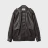 Oversize Leather Effect Biker Jacket Oversize Leather Effect Biker Jacket